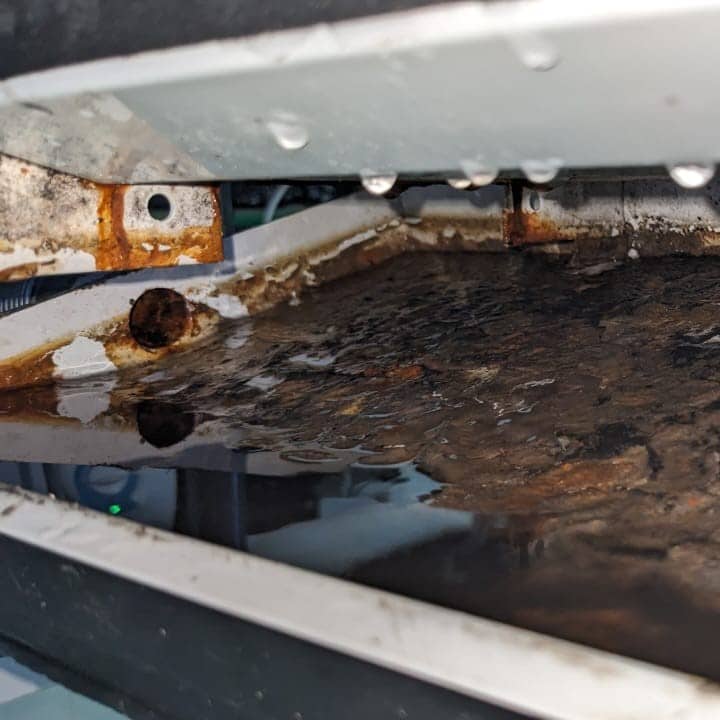 AC unit leaking water