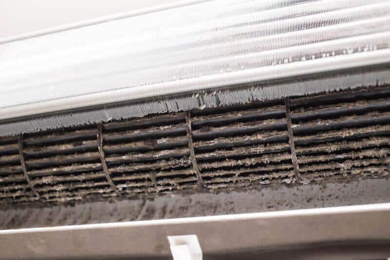 dirty evaporator coil
