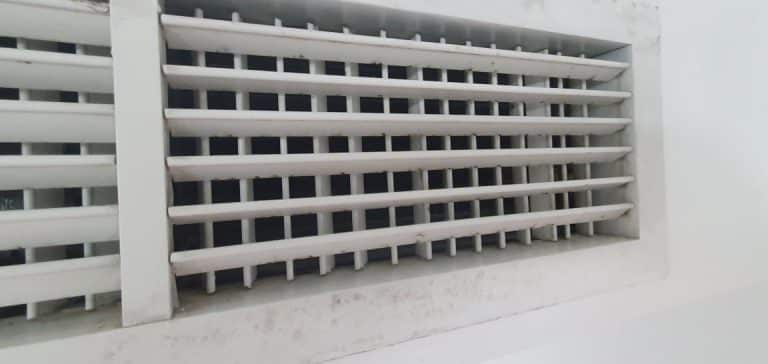 Mold growth on air conditioning vent